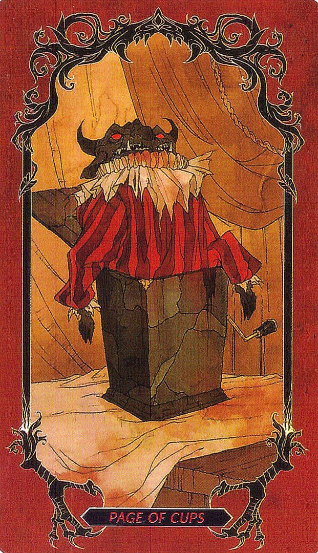 Page of Cups — Horror Tarot