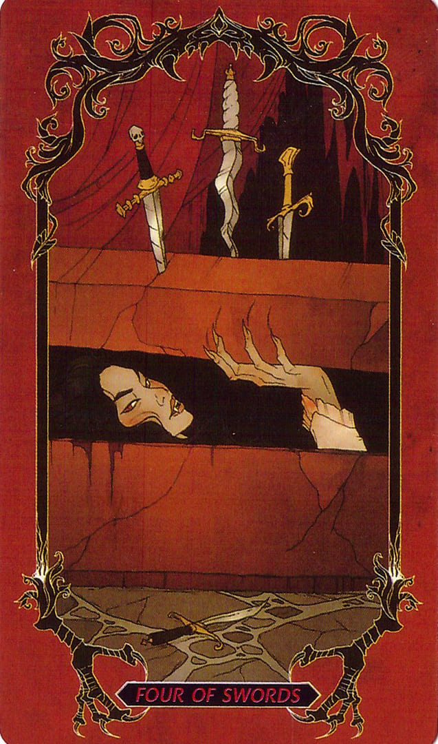 Four of Swords — Horror Tarot