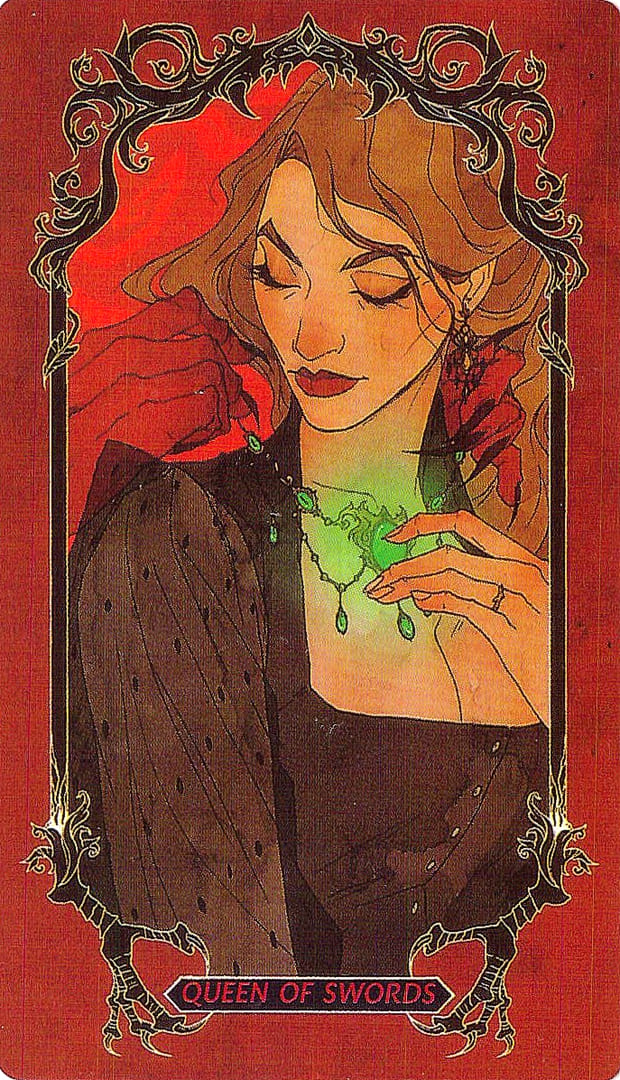 Queen of Swords — Horror Tarot