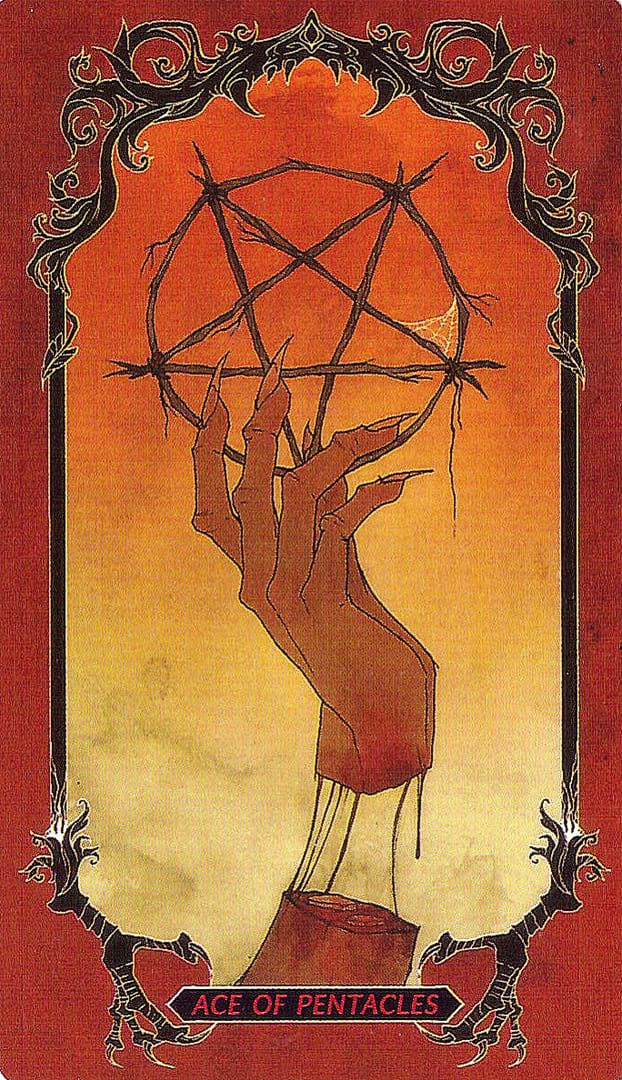 Ace of Pentacles — Horror Tarot