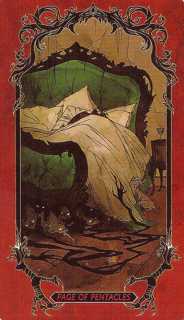 Page of Pentacles — Horror Tarot