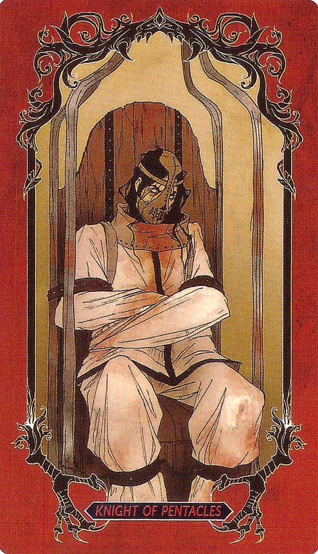 Knight of Pentacles — Horror Tarot