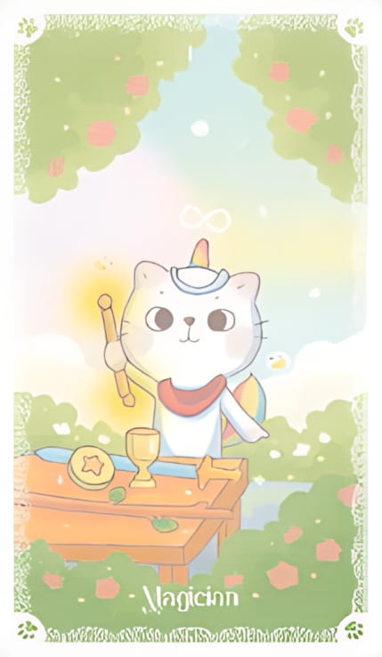 The Magician — Kittycorn Tarot