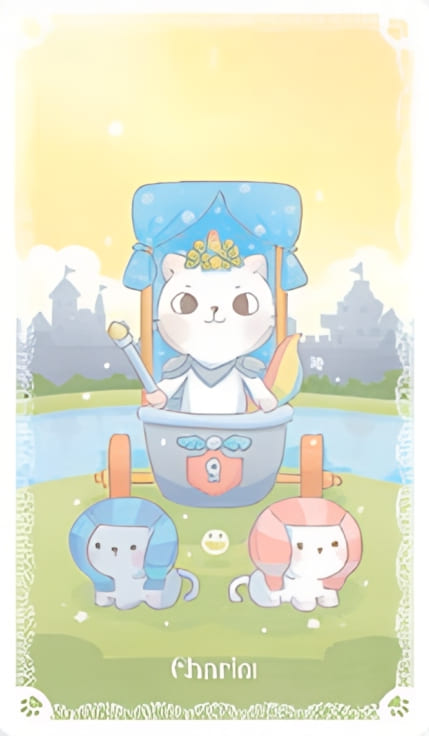 The Chariot — Kittycorn Tarot