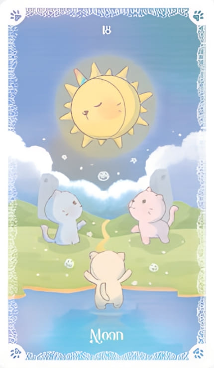 The Moon — Kittycorn Tarot