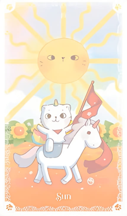The Sun — Kittycorn Tarot