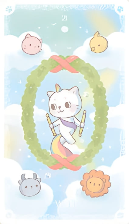 El Mundo — Kittycorn Tarot