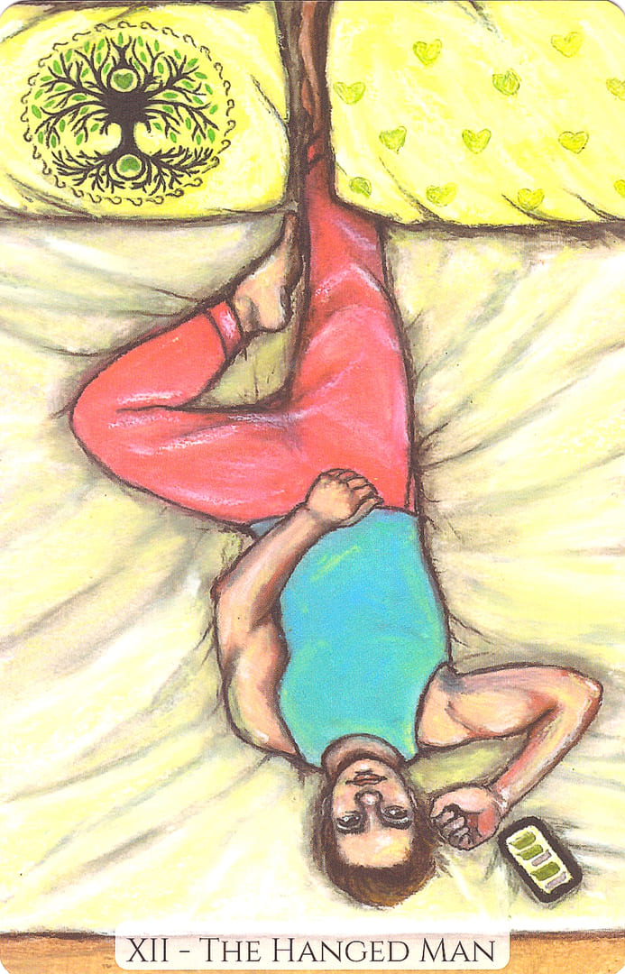 The Hanged Man — Modern Love Tarot