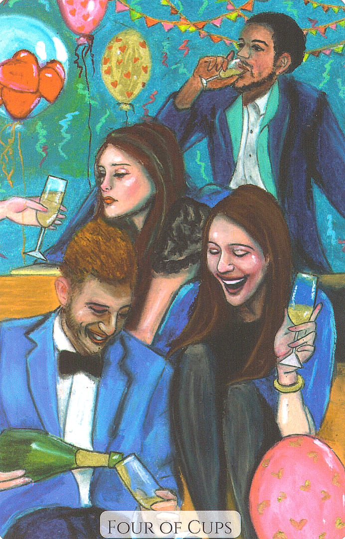 Four of Cups — Modern Love Tarot
