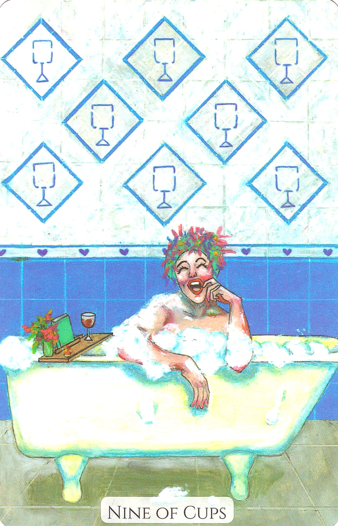 Nine of Cups — Modern Love Tarot