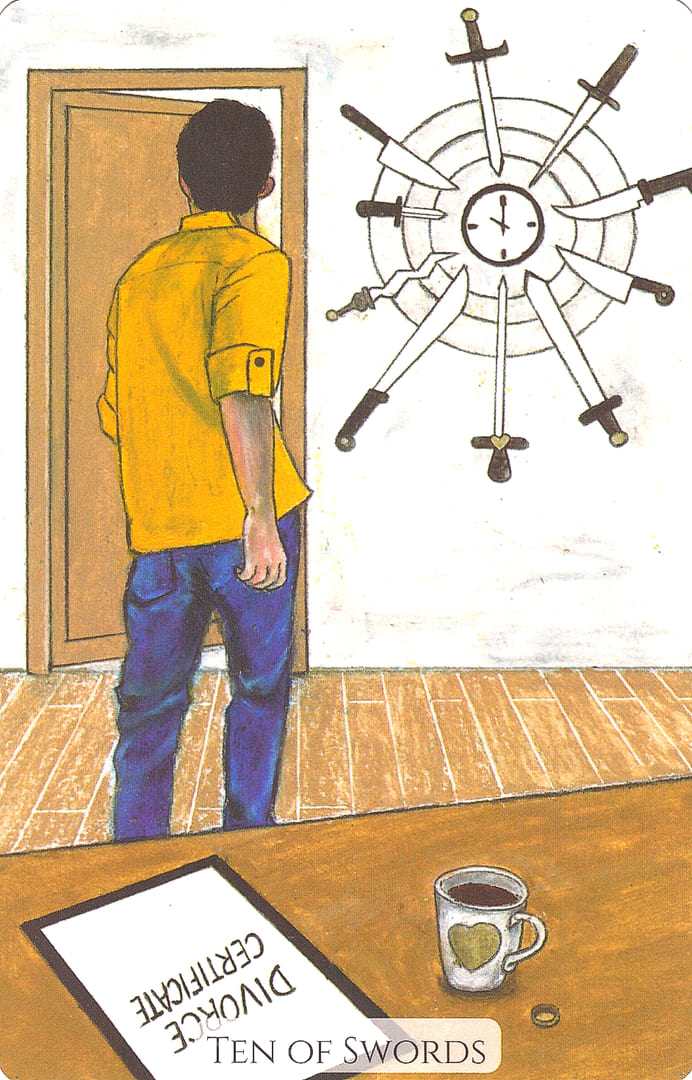 Ten of Swords — Modern Love Tarot