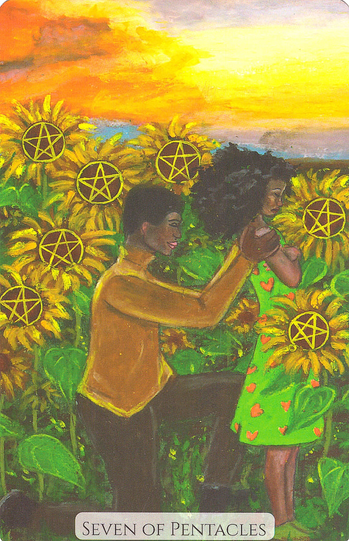 Seven of Pentacles — Modern Love Tarot