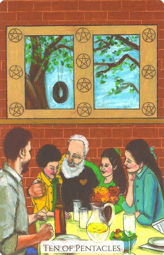 Diez de Oros — Modern Love Tarot