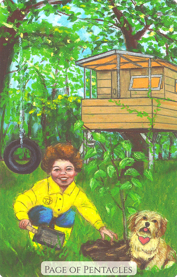 Page of Pentacles — Modern Love Tarot