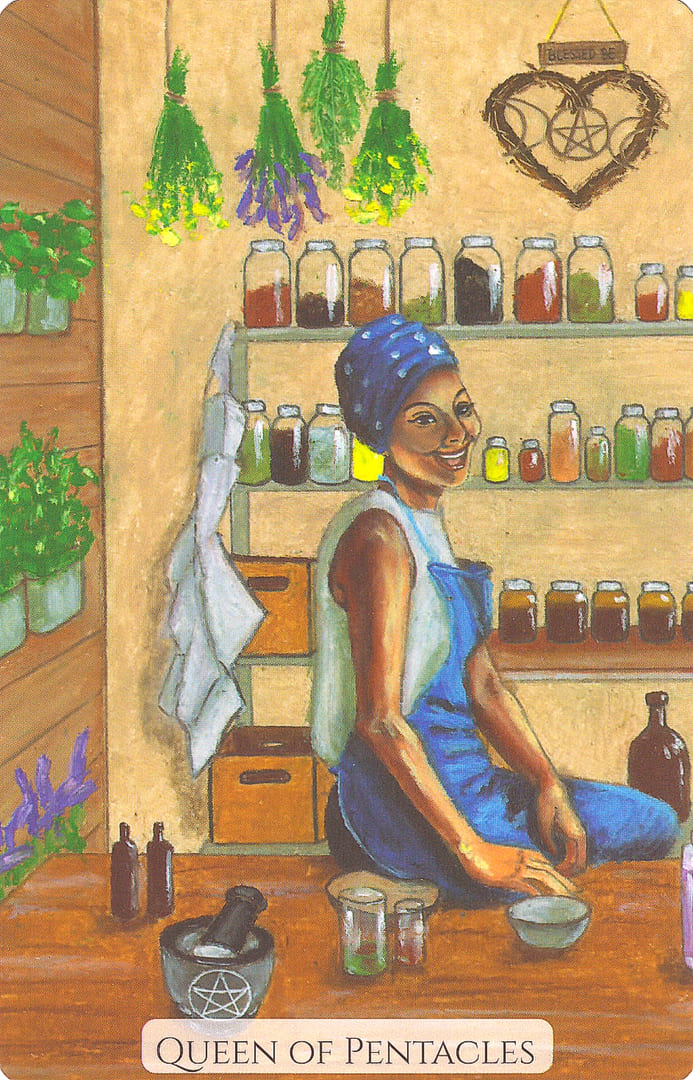 Queen of Pentacles — Modern Love Tarot