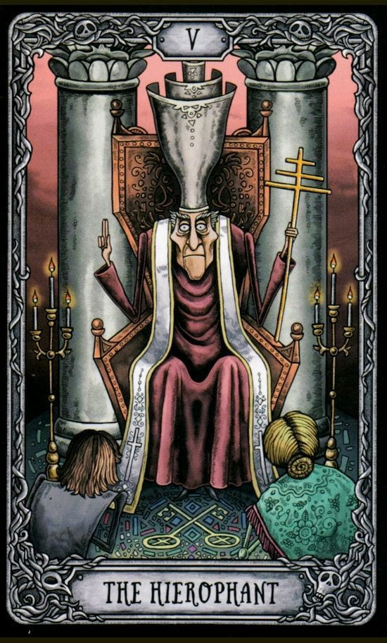 The Hierophant — Dark Mansion Tarot