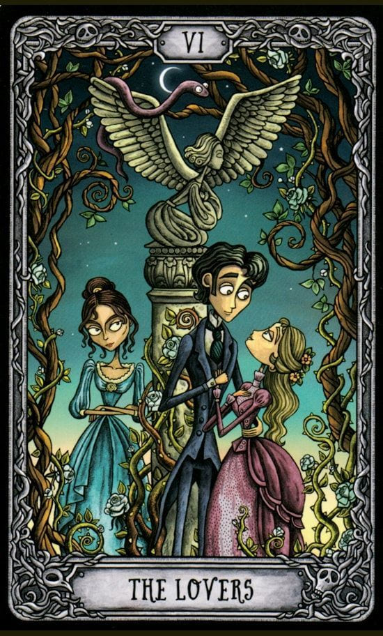 The Lovers — Dark Mansion Tarot
