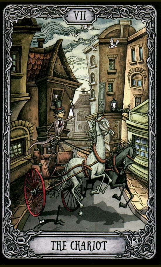 The Chariot — Dark Mansion Tarot