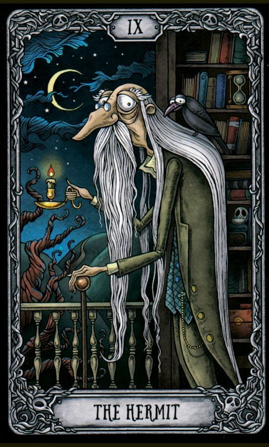 The Hermit — Dark Mansion Tarot