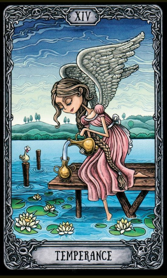 Temperance — Dark Mansion Tarot