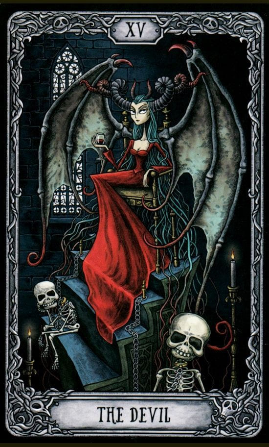 El Diablo — Dark Mansion Tarot