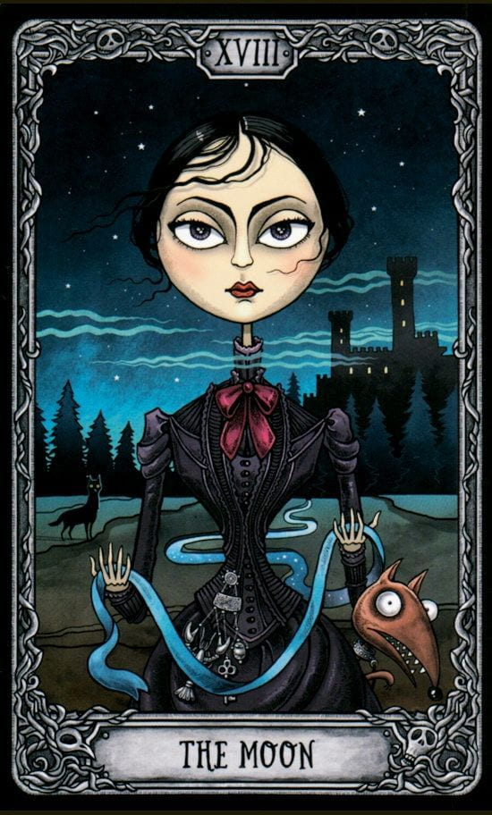 The Moon — Dark Mansion Tarot