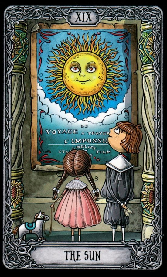 The Sun — Dark Mansion Tarot