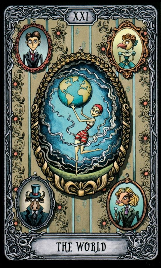 The World — Dark Mansion Tarot