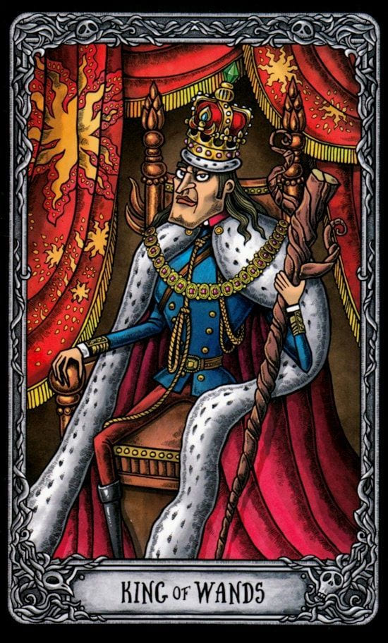 King of Wands — Dark Mansion Tarot