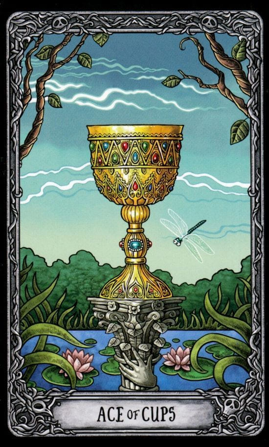 Ace of Cups — Dark Mansion Tarot