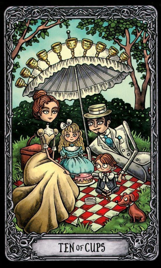 Ten of Cups — Dark Mansion Tarot