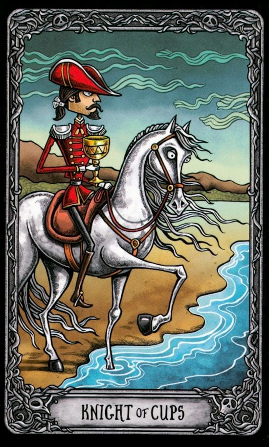 Knight of Cups — Dark Mansion Tarot