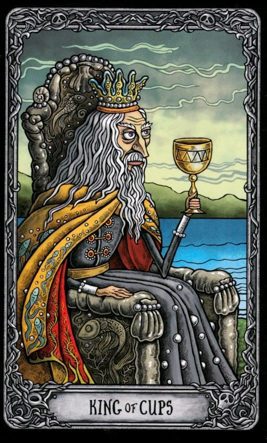King of Cups — Dark Mansion Tarot