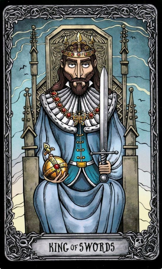 King of Swords — Dark Mansion Tarot
