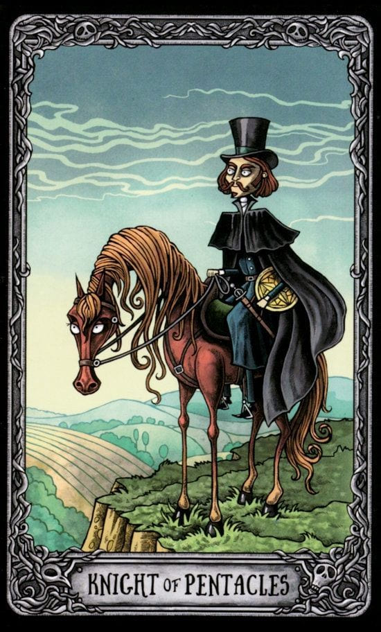 Knight of Pentacles — Dark Mansion Tarot