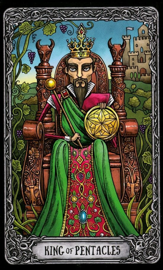 King of Pentacles — Dark Mansion Tarot