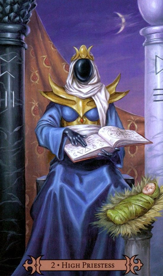 La Sacerdotisa — Modern Spellcaster's Tarot