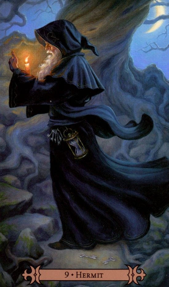 El Ermitaño — Modern Spellcaster's Tarot