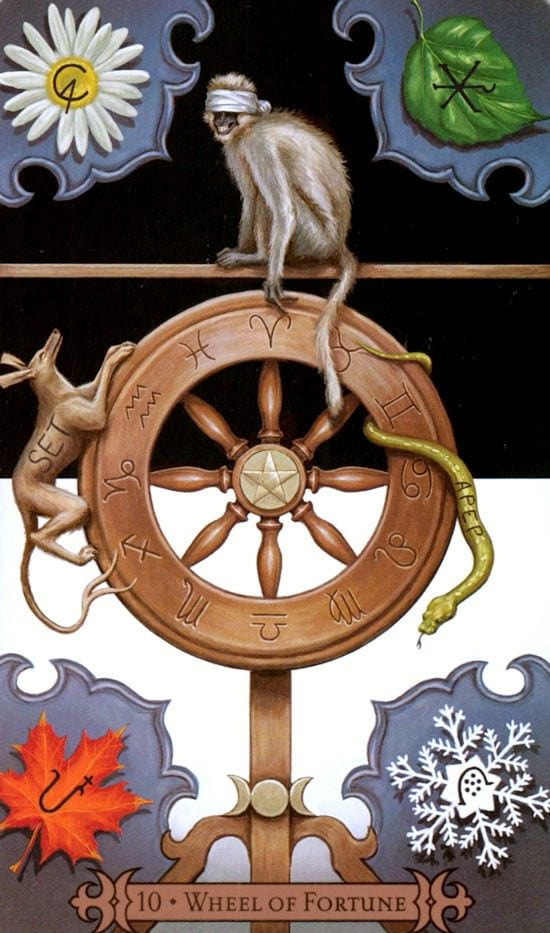 La Rueda de la Fortuna — Modern Spellcaster's Tarot