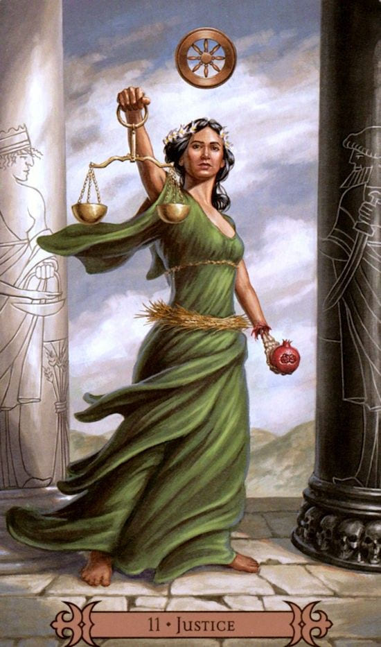 La Justicia — Modern Spellcaster's Tarot