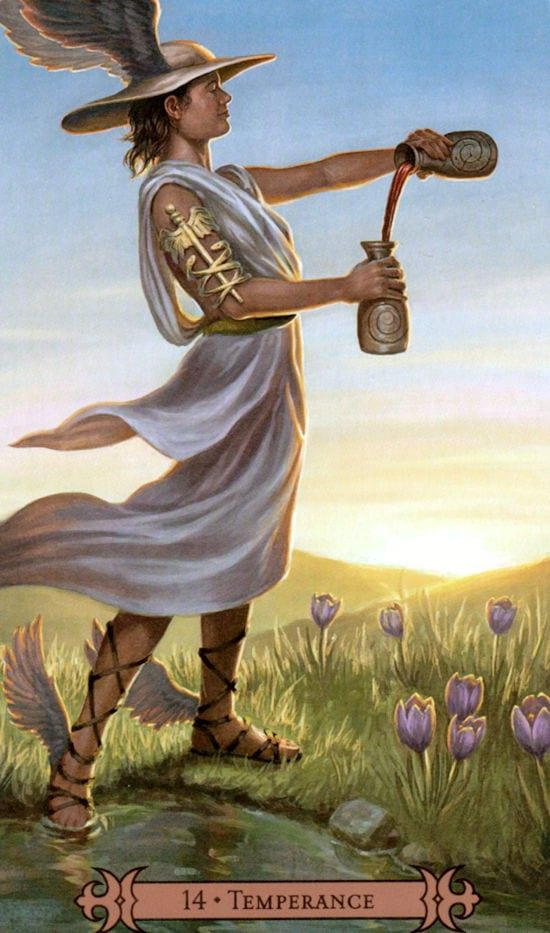 La Templanza — Modern Spellcaster's Tarot