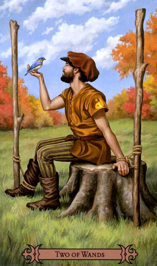 Two of Wands — Modern Spellcaster's Tarot