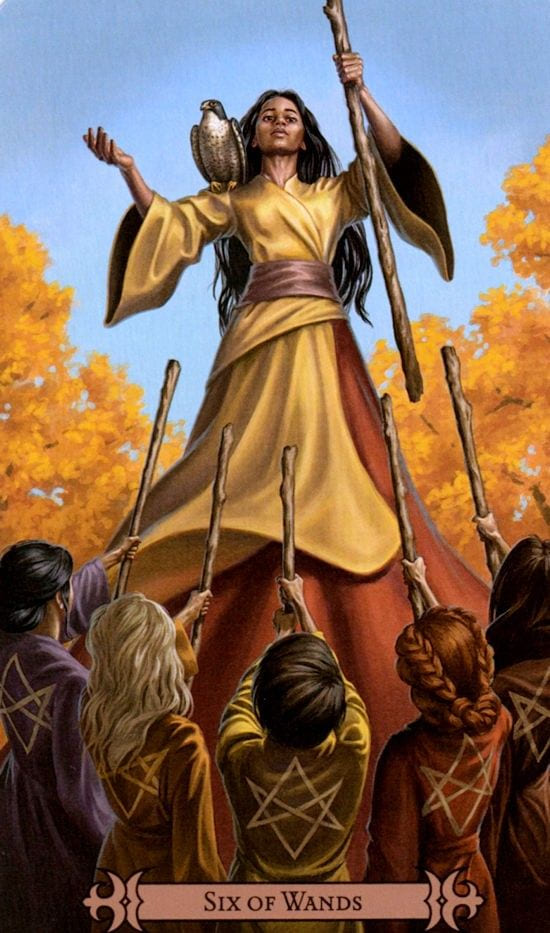 Six of Wands — Modern Spellcaster's Tarot