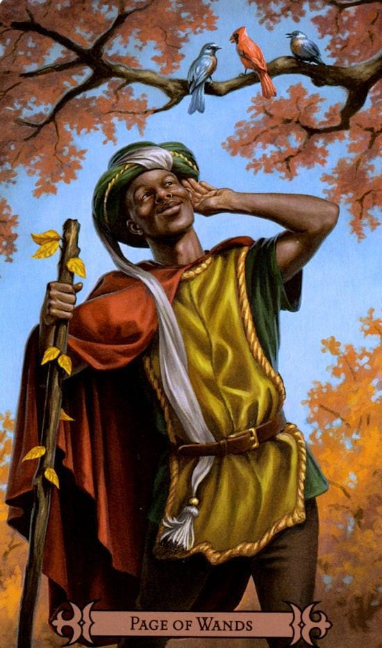 Page of Wands — Modern Spellcaster's Tarot