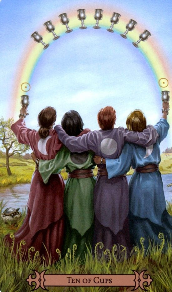 Diez de Copas — Modern Spellcaster's Tarot