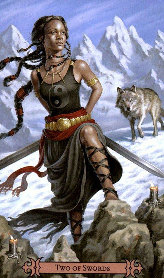 Two of Swords — Modern Spellcaster's Tarot