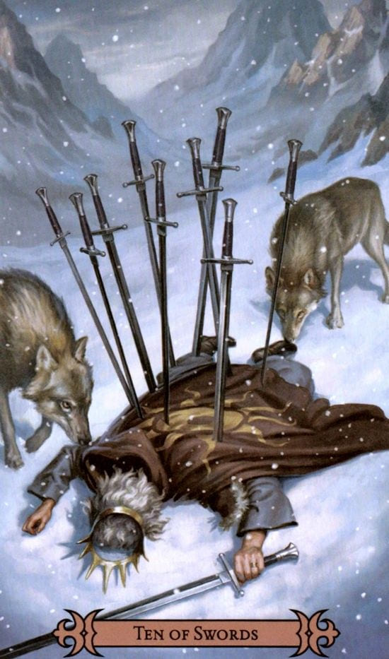 Ten of Swords — Modern Spellcaster's Tarot