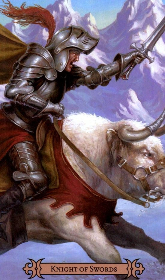 Knight of Swords — Modern Spellcaster's Tarot