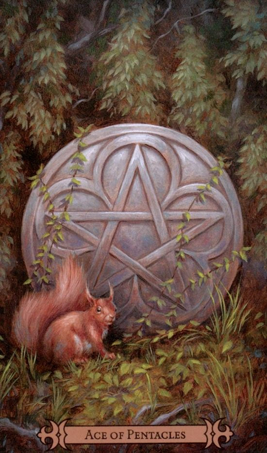 As de Oros — Modern Spellcaster's Tarot