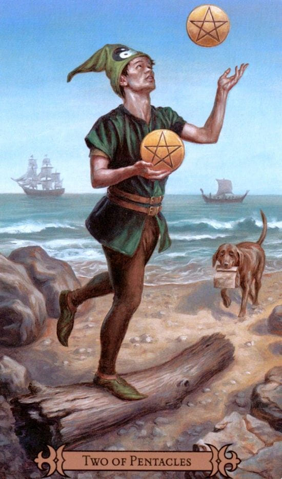 Two of Pentacles — Modern Spellcaster's Tarot